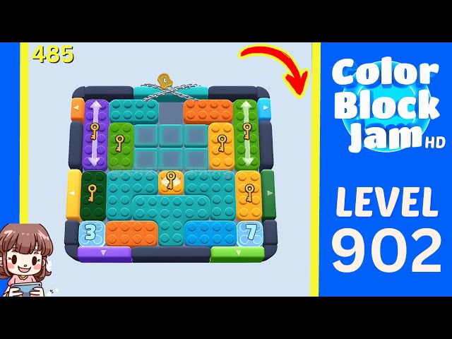 Color Block Jam Level 485 (902) Solution Walkthrough - YouTube