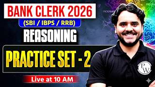 Bank Exam 2026 | IBPS /SBI /RRB Clerk Reasoning Practice Set -2 | Reasoning by Vidhu Sir