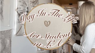 day in the life, an art student living in LA