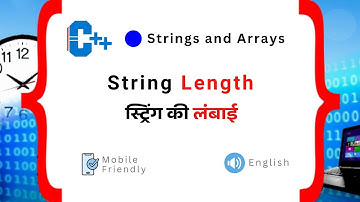 C++ | Finding String Length [03-02]#StringLength #StrLen
