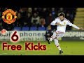 Juan Mata's 6 Free Kicks for Manchester United