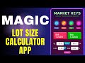 Lot size calculator app