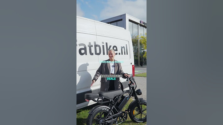 V20 Pro Fatbike – Nu met Vakantiedeal! ☀️