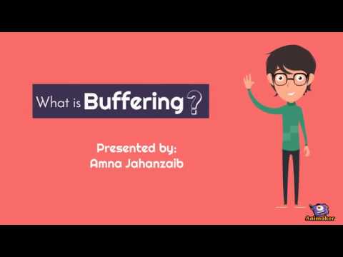 What does it mean when a computer is buffering?