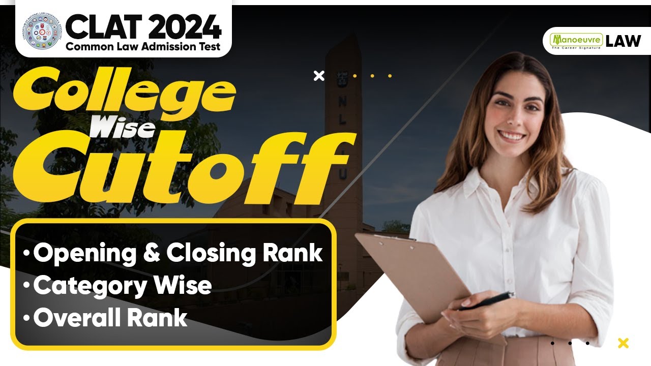 CLAT 2024 College Wise Expected CUT OFF OR CR Category Wise Cut