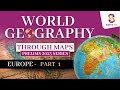 World geography mapping series  europe  part 1  upsc cse prelims 2024  sunya ias
