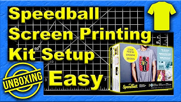 Best $90 Speedball All in one Screen Printing Guide How to Use Speedball Screen Print Advance kit