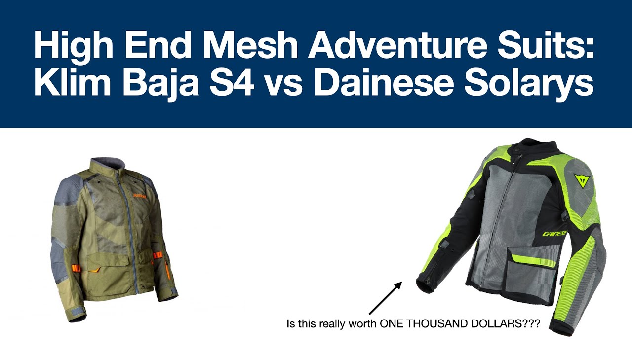 Dainese! Baja S4 vs Dainese Solarys 