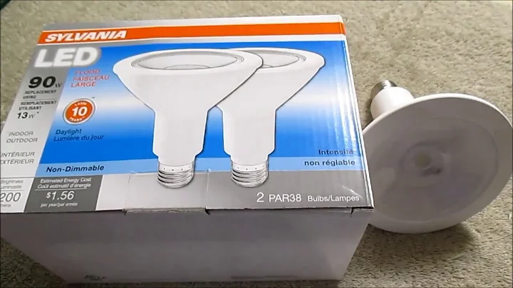 Sylvania PAR 38 LED lightbulb review