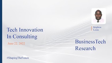 Tech Innovation in Consulting – Approaches for smaller consulting practices