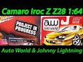 Chevy camaro iroc z 164 diecast unboxing comparison review