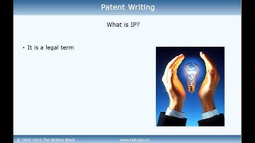TWB Video Tutorial - Patent Writing Training