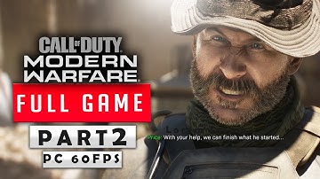 Call of Duty Modern Warfare - Gameplay Walkthrough Part 2 Campaign [1440p 60FPS PC] Ending