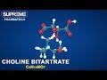 Choline bitartrate  c9h19no7  3d molecule