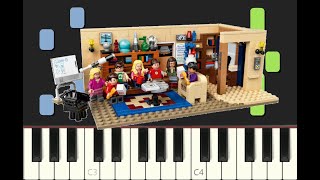 piano tutorial "THE BIG BANG THEORY" Serie Opening, 2007, with free sheet music (pdf) screenshot 4