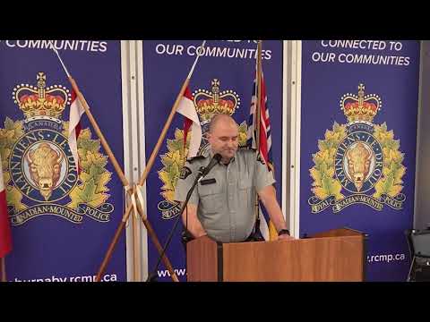 Media availability: Burnaby Hospital Arson anniversary, new video of suspect released