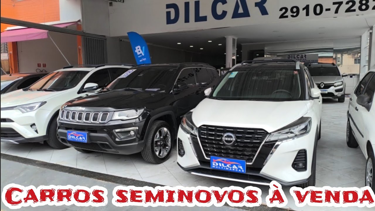 OLHA SÓ TODOS À VENDA SEMINOVOS E CARROS ANTIGOS DILCAR MULTIMARCAS 