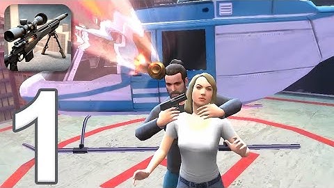 Pure Sniper - Gameplay Walkthrough Part 1 - Tutorial & Zone 1 (iOS, Android)