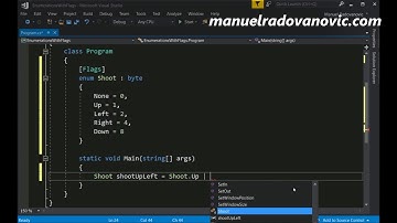 C# 6.0 Tutorial - Fundamentals - 23. Enumerations with Flags