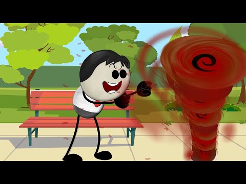 What if there were Twisters Everywhere? + more videos | #aumsum #kids #cartoon #whatif