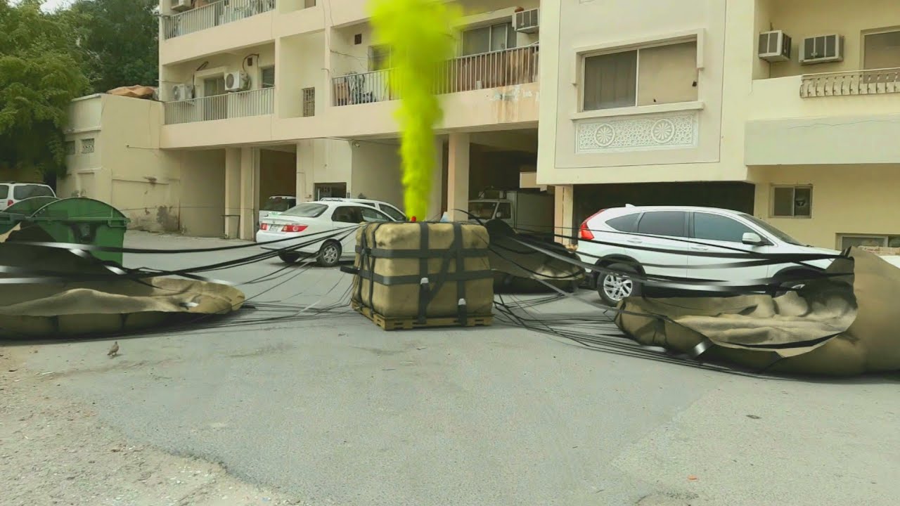 PUBG Flare Gun in Real Life | Fire Flare Gun and Air Drop Arrives | 3D Movie