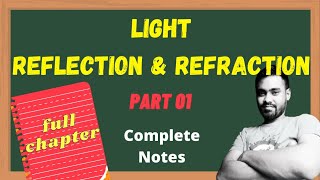 LIGHT REFLECTION AND REFRACTION || Part 1 || Introduction || @Drift Classes