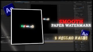 Smooth Paper Watermark | After Effects (1 DOLLAR SALE!)