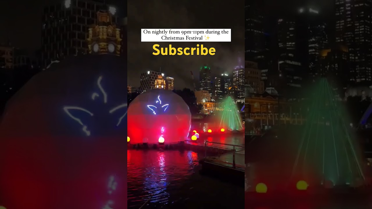 Fun night during Christmas time in Melbourne