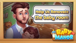 Baby Manor | Help Renovate the Baby Room screenshot 2