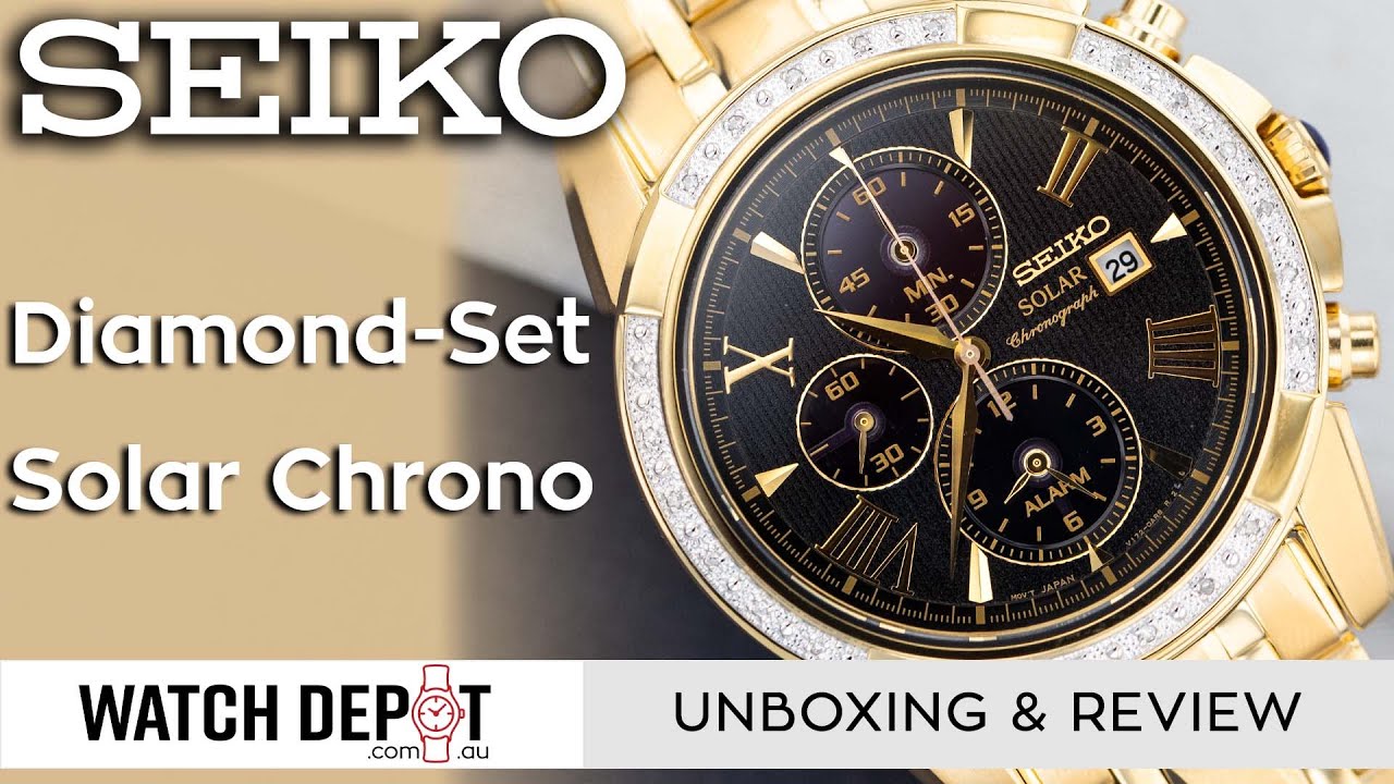 Seiko SSC314P-9 Le Grand Sport Solar Diamond Set Watch | Unboxing & Quick  Look - YouTube