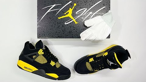 ⚡️Air Jordan 4 Retro Thunder | Unboxing, details