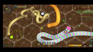 지렁이 게임 1등!! #games #지렁이게임 #gaming #gameplay #funny #wormszone screenshot 2