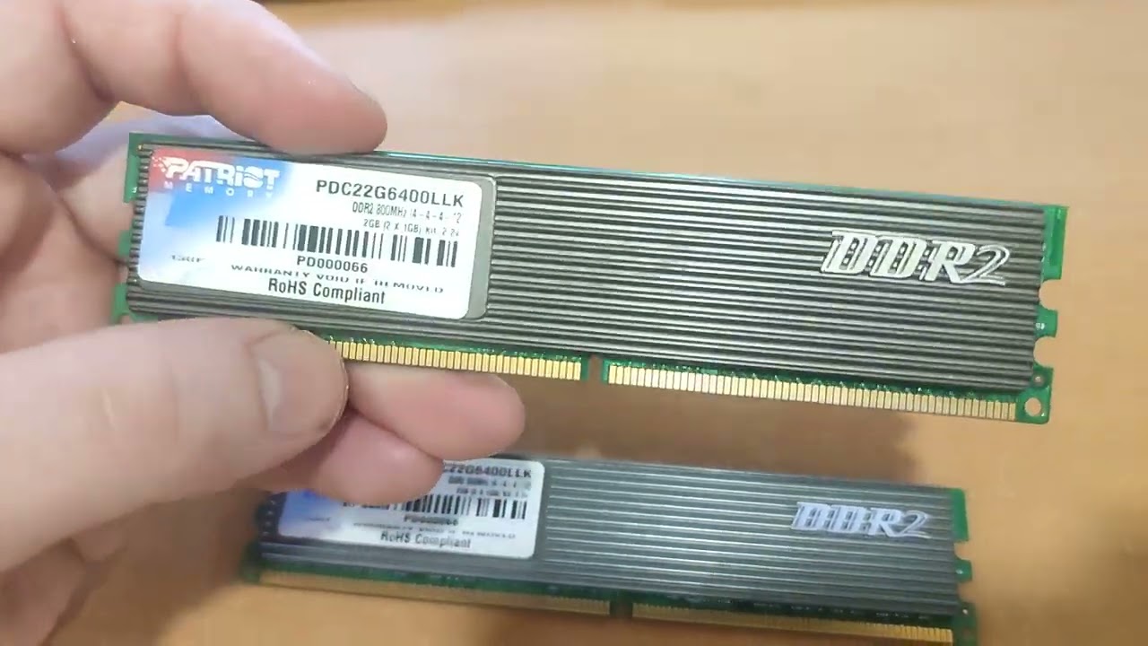 Оперативная память ddr2, 2x2GB