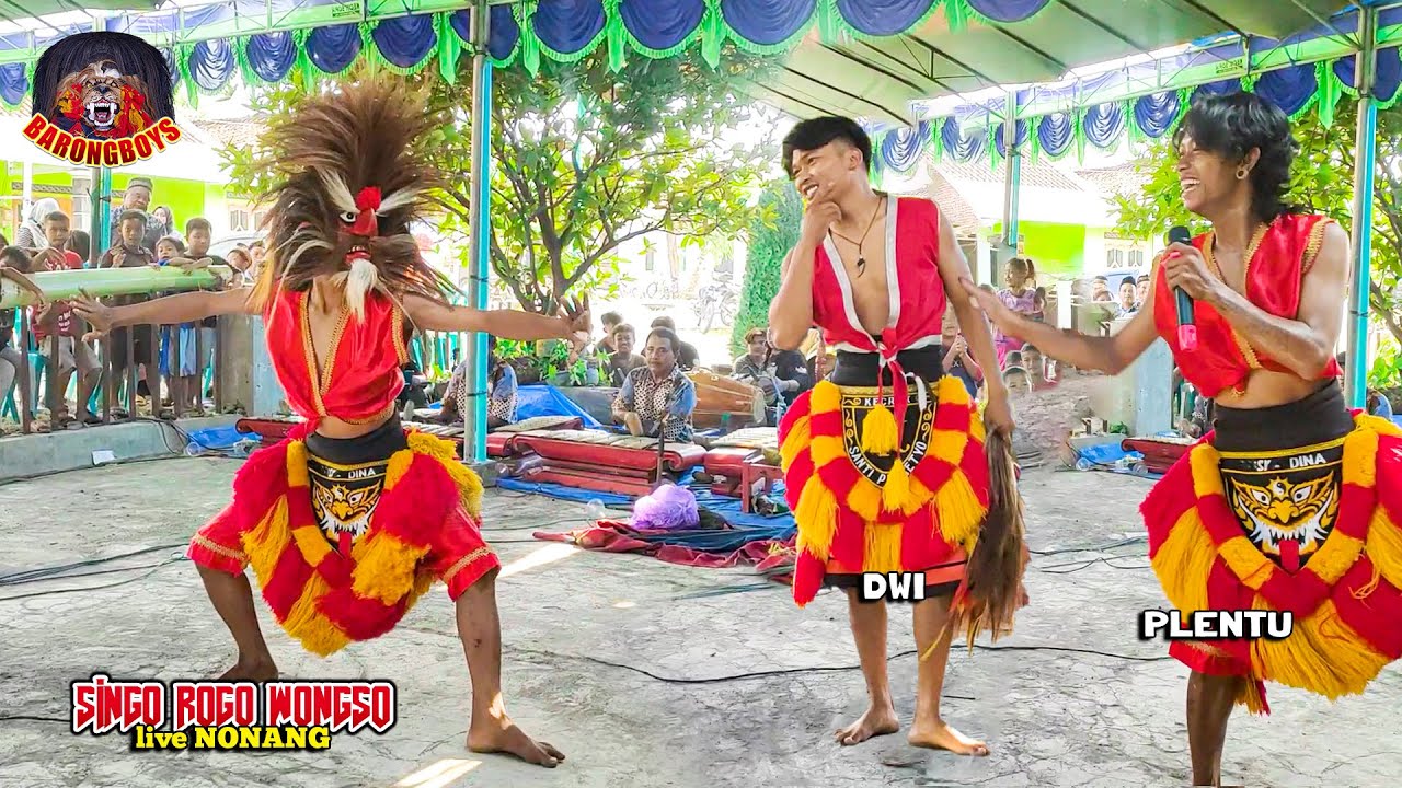 FULL NGAKAK 🤣🤣🤣 Lucu Banget Bujang Ganong dari Blora! Dwi & Plenthu | Barongan Singo RogoWongso