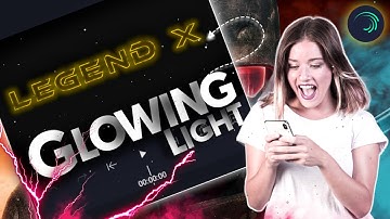 🔥How To Make Glowing Letter Like @Legend X intro | Alight Motion | Part-1