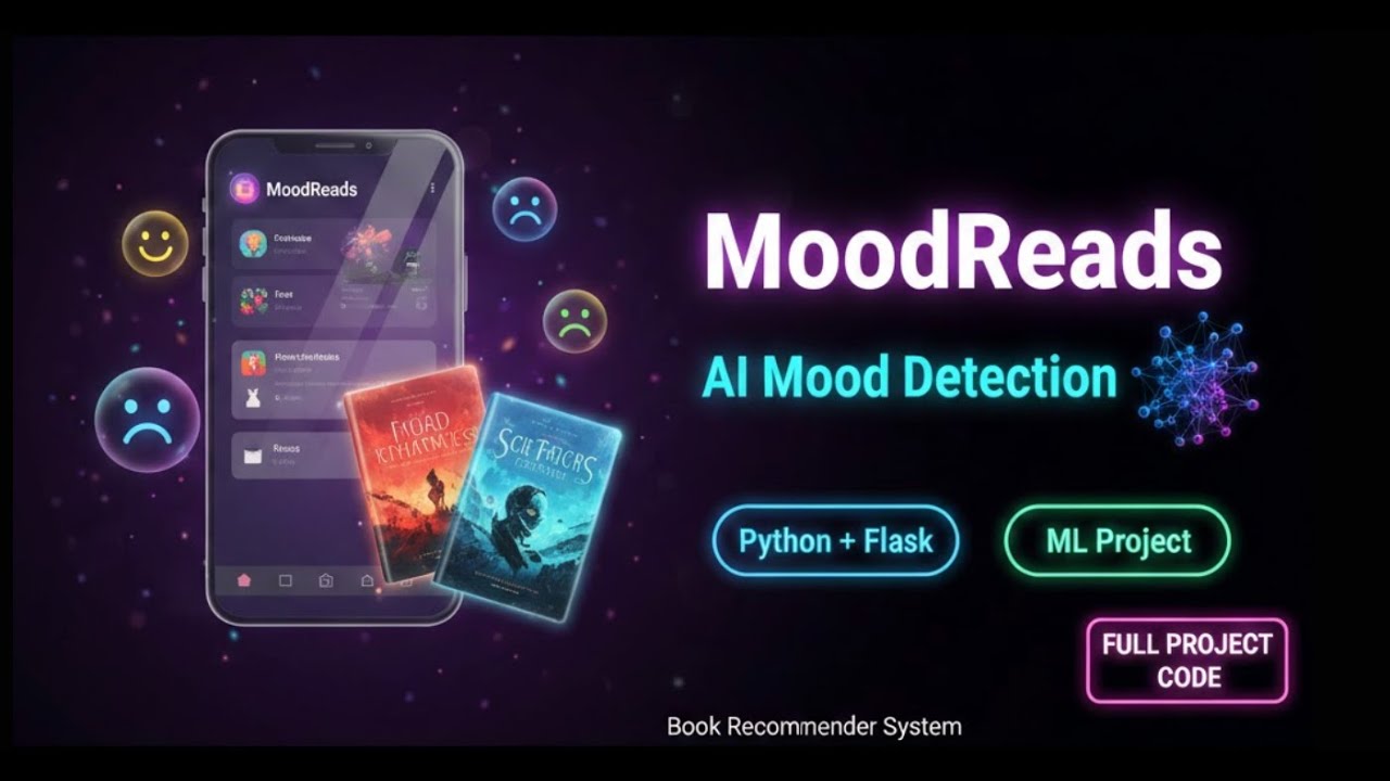 MoodReads: AI Mood Detection Book Recommender with Audio | Python Flask ...