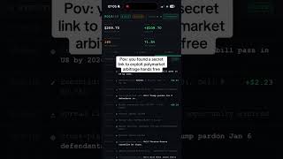 COMMENT POLYARB #polymarket #passiveincometips #fyp #exploit #trading