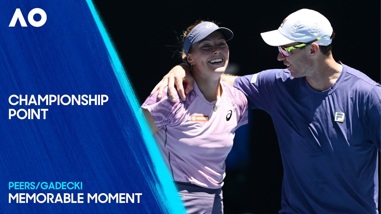 Championship Point | Peers/Gadecki Win the Mixed Doubles | Australian Open 2025