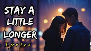 Stay a Little Longer Romantic R\u0026B Pop Song | Emotional Duet Love Story Stay a Little Longer Romantic R\u0026B Pop Song | Emotional Duet Love Story