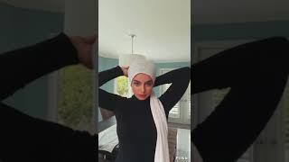 Turban Hijab Tutorial (Low bun)..طريقة لف التوربان باستخدام الحجاب