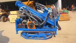 Crawler Water Drill Rig 100m Depth Power Diesel