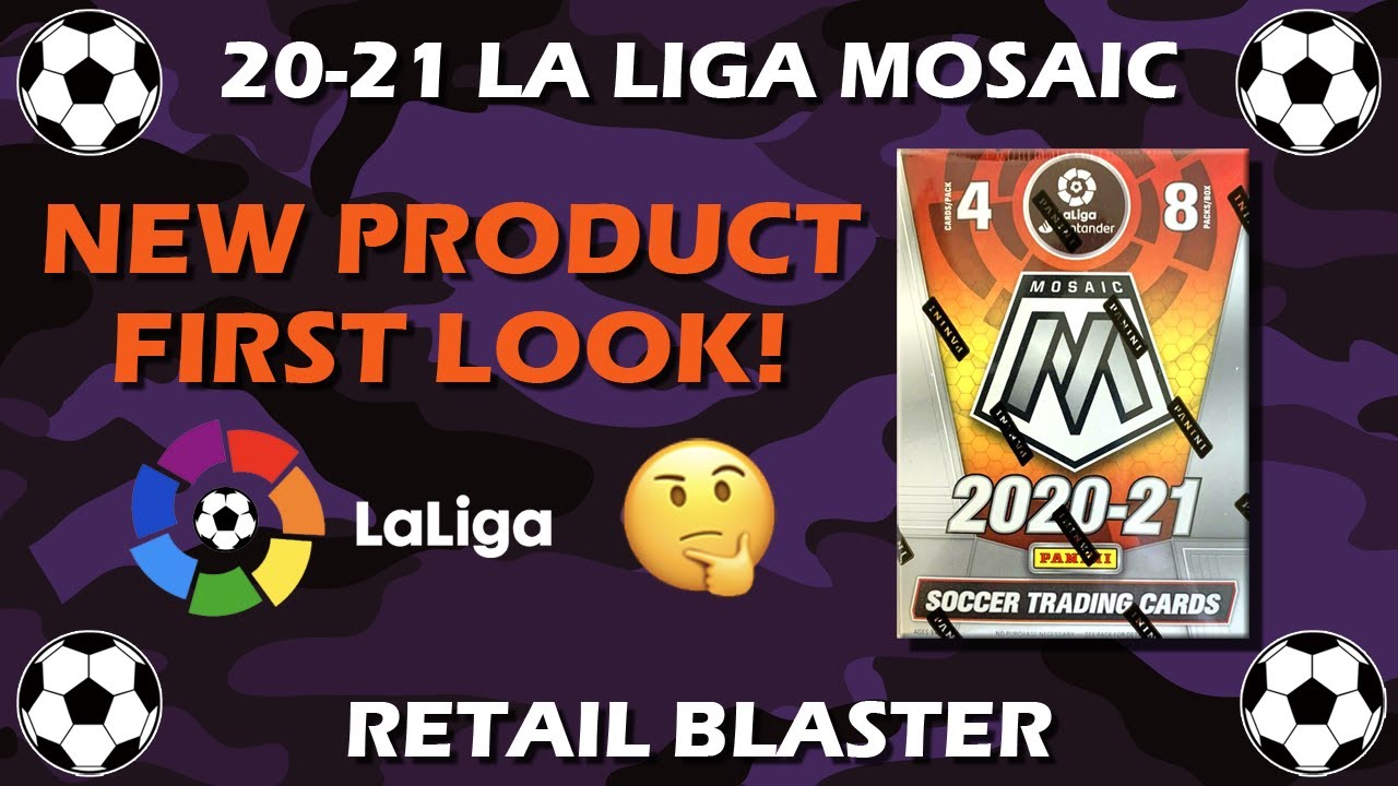 RETAIL MOSAIC SOCCER!! 2020-21 Panini Mosaic La Liga Soccer