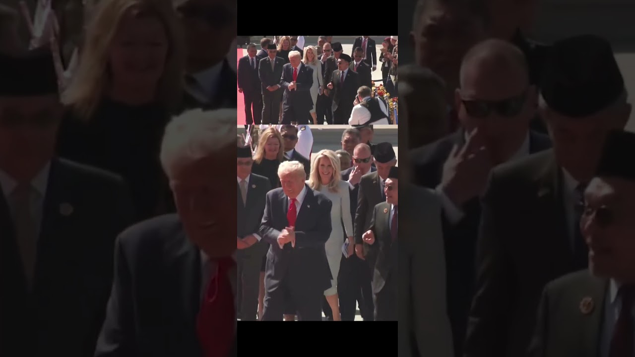 TRUMP DANCES ON REY CARPET AS HE ARRIVES IN MALAYSIA