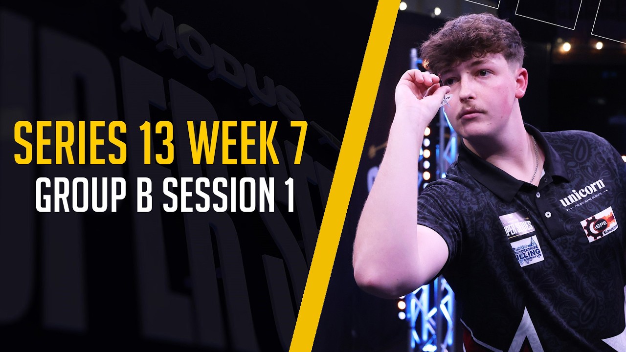 THE DRAMA UNFOLDS!! 🤩  | Live Darts |  Series 13 Week 7 | Group B Session 1