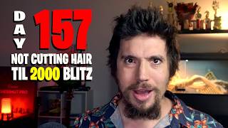 Day 157 of not cutting my hair until 2000 blitz on chess.com
