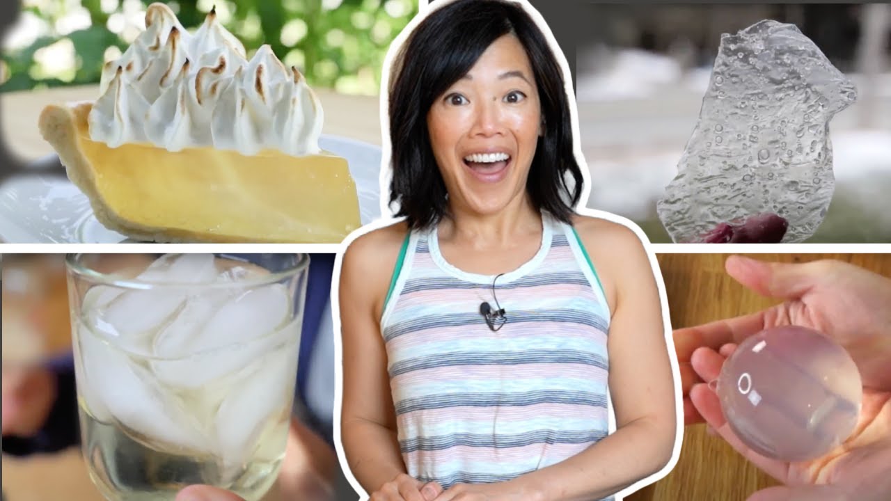 I Make Clear Foods - Lemon Meringue Pie, Milk, Raindrop Cake