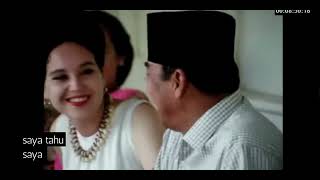 Bungkarno #sukarno & Cindy Adam (Terharu Memeluk Mr President) 1966