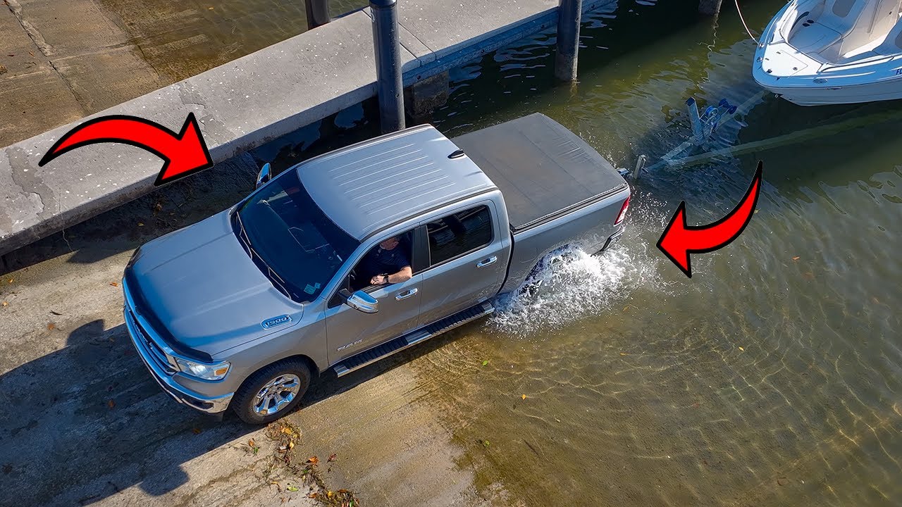 Boat Ramp Mishap – Misjudging Ramp Depth😳 | Boat Ramp Show - YouTube