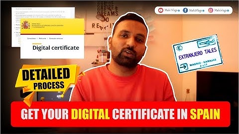 Get Your Digital Certificate in Spain | Detailed Process | Mahi Vlogs #mahivlogs #digitalcertificate