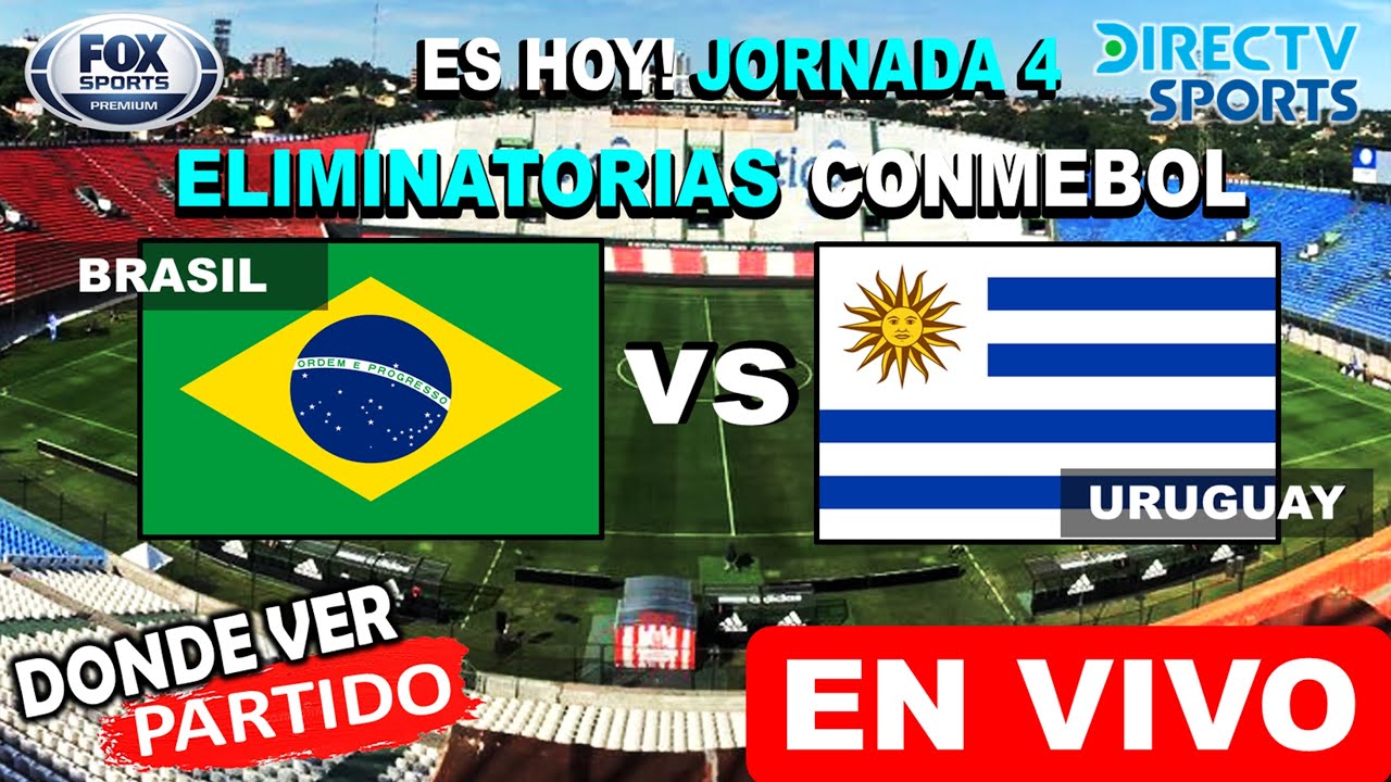 Uruguay vs Brasil, Eliminatorias de Conmebol: Horario, TV; cómo y